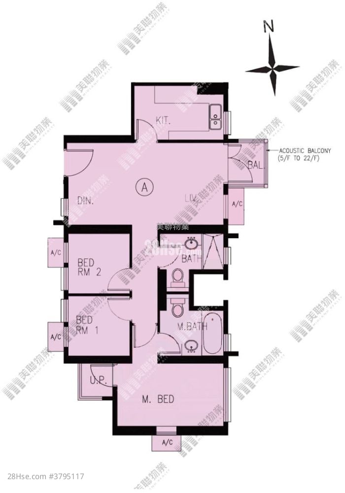 Terrace Concerto Sell 3 Bedrooms 662 ft²