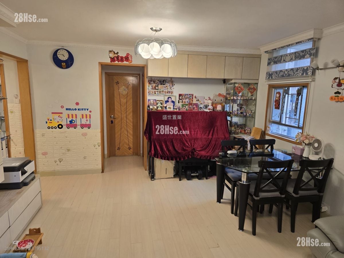 美松苑 售盘 3 房 , 1 浴室 645 平方尺