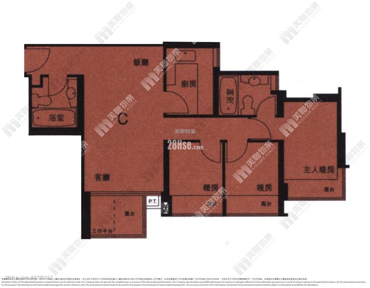 The Capitol Sell 3 Bedrooms , 2 Bathrooms 679 ft²