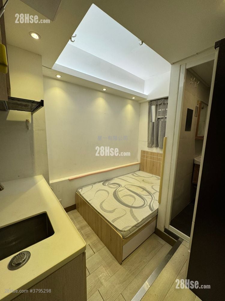 弥敦道大楼 租盘 开放式间隔 , 1 浴室 120 平方尺