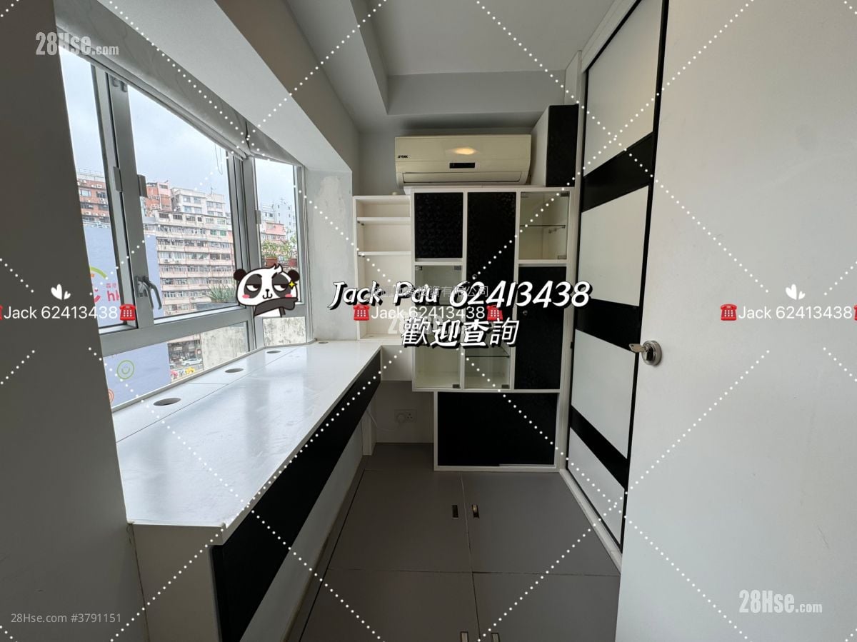 广胜大厦 租盘 1 房 , 1 浴室 375 平方尺