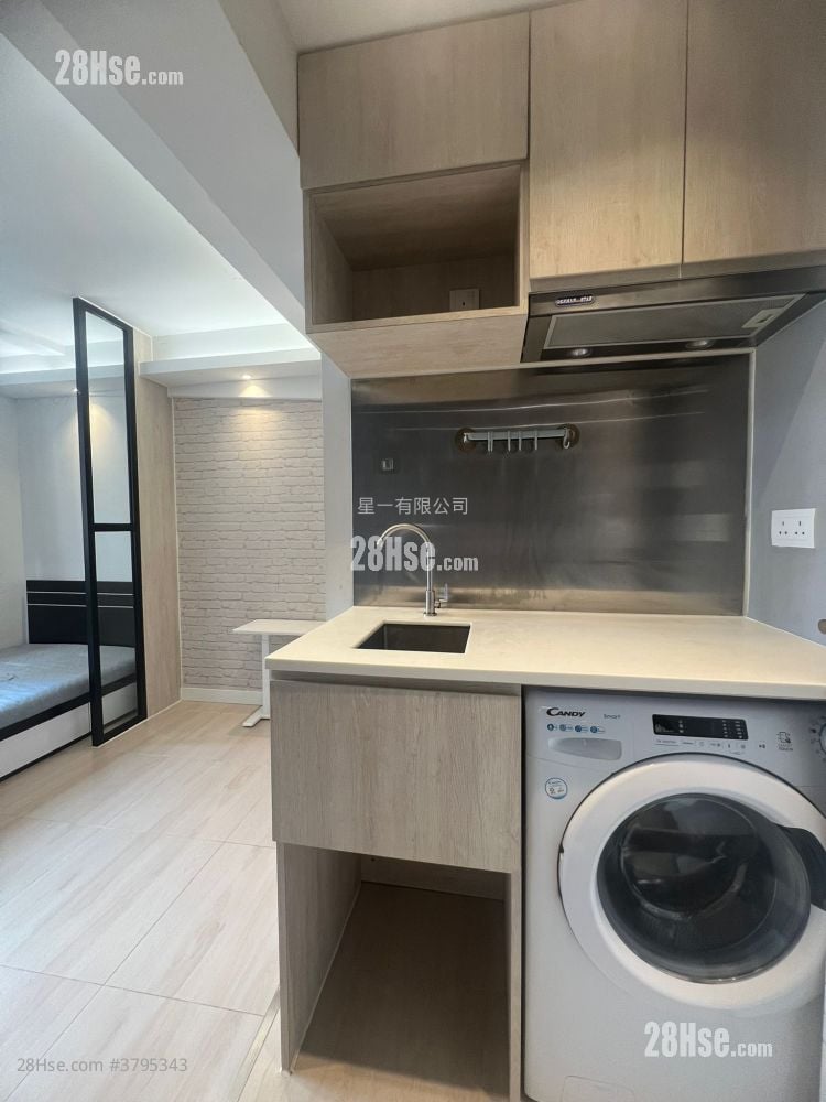 平安大楼 租盘 开放式间隔 , 1 浴室 160 平方尺