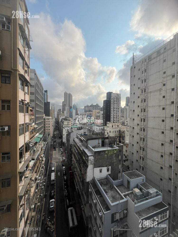 平安大楼 租盘 开放式间隔 , 1 浴室 160 平方尺