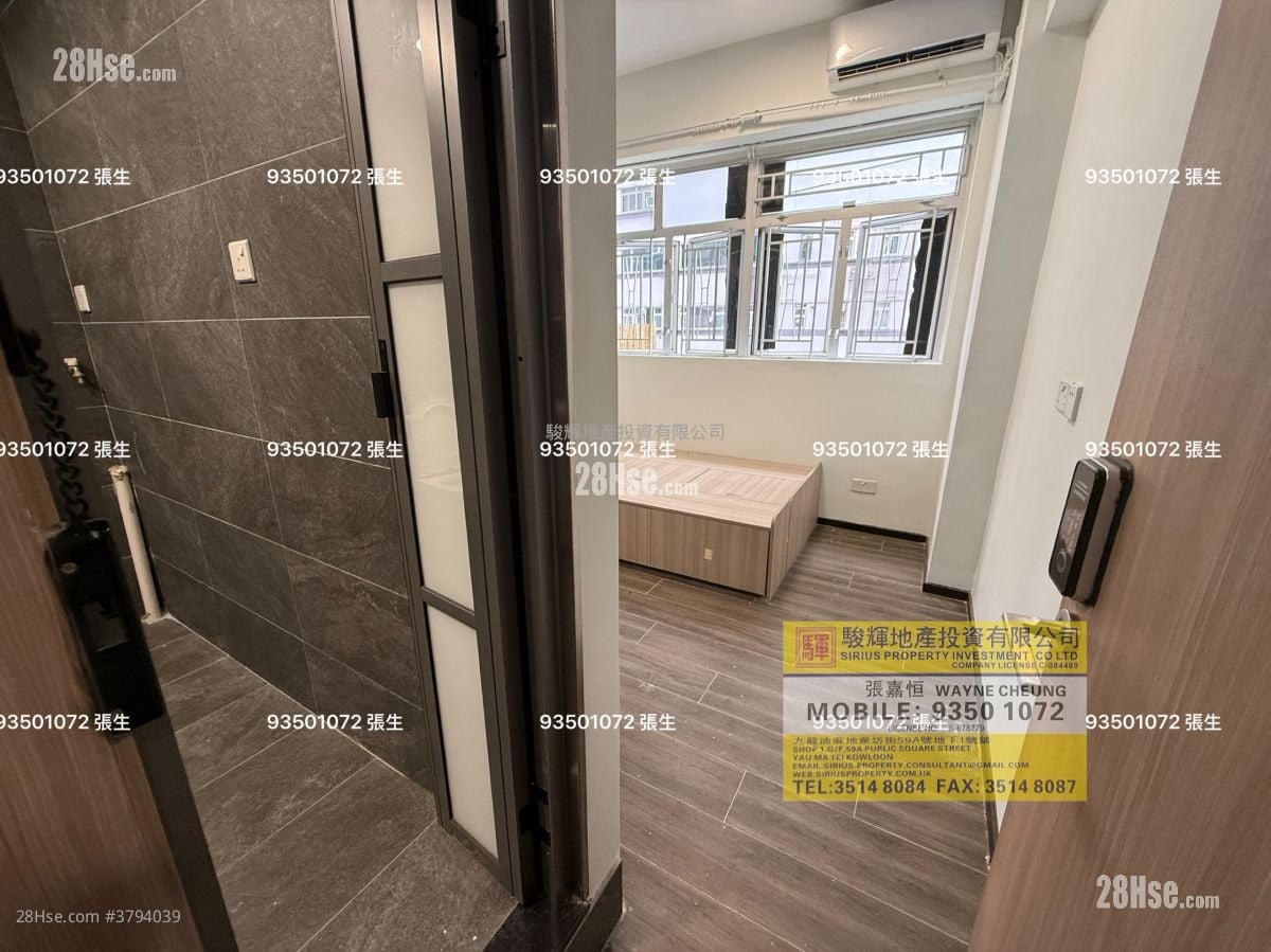 曾榕大厦 租盘 开放式间隔 , 1 浴室 160 平方尺