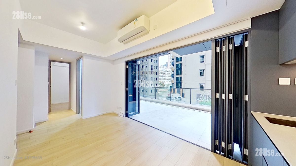 living room: Madera Garden Rental 2 Bedrooms , 1 Bathroom 377 ft²