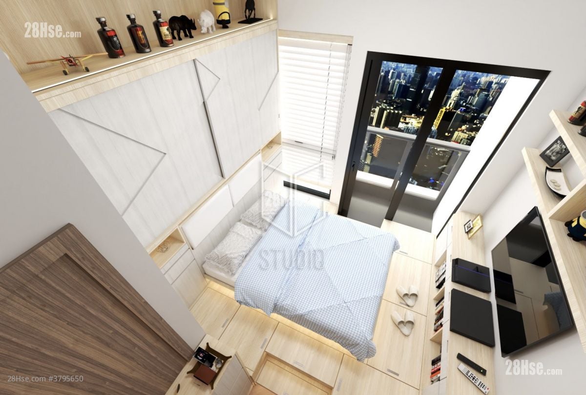 Sereno Verde Rental Studio , 1 Bathroom 195 ft²