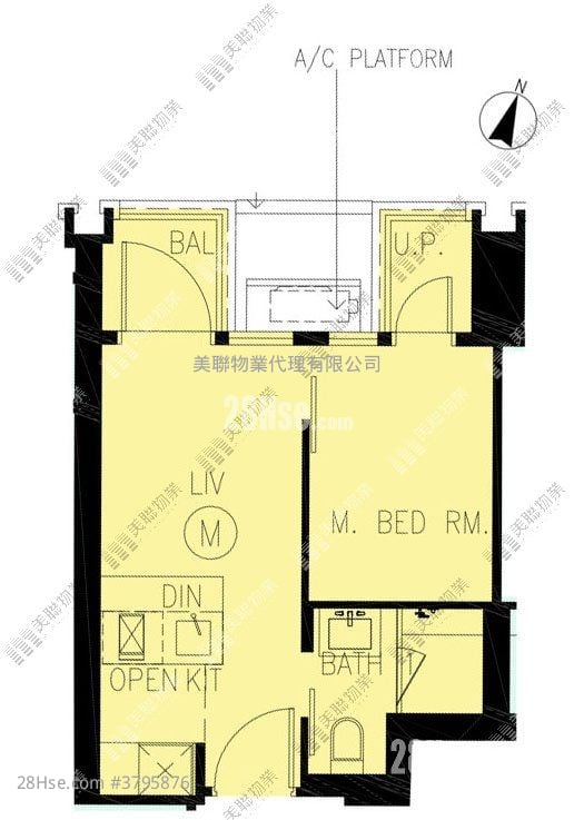 Lp6 Sell 1 Bedroom , 1 Bathroom 306 ft²