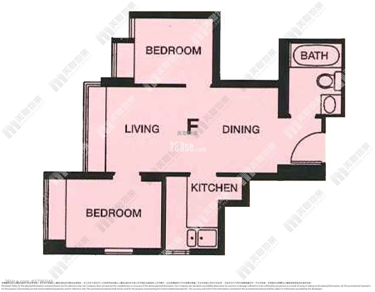 Park Central Sell 2 Bedrooms , 1 Bathroom 406 ft²