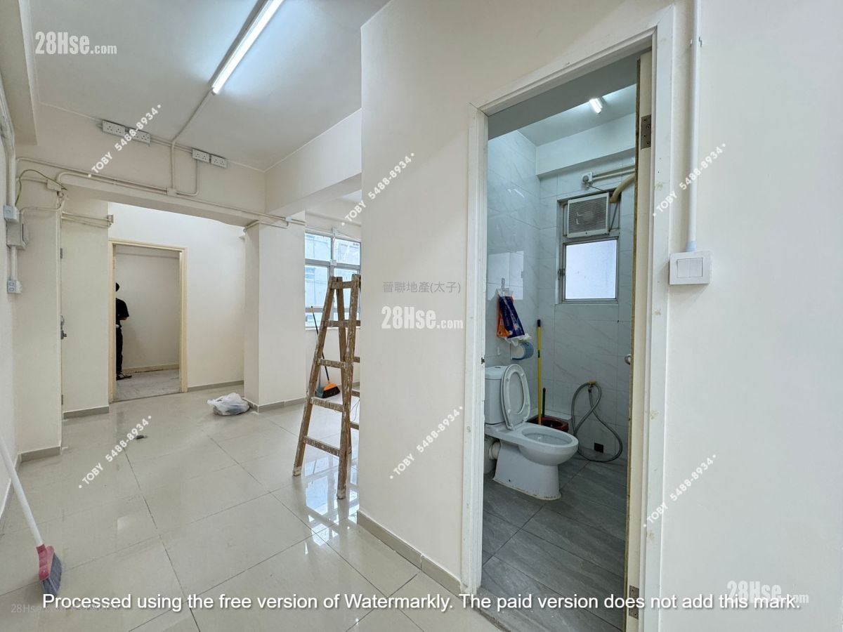 寬成樓 租盤 開放式間隔 , 1 廁所 1,009 平方呎