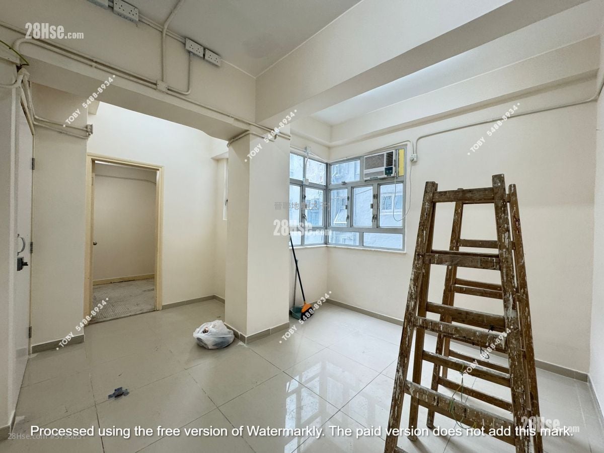 寬成樓 租盤 開放式間隔 , 1 廁所 1,009 平方呎