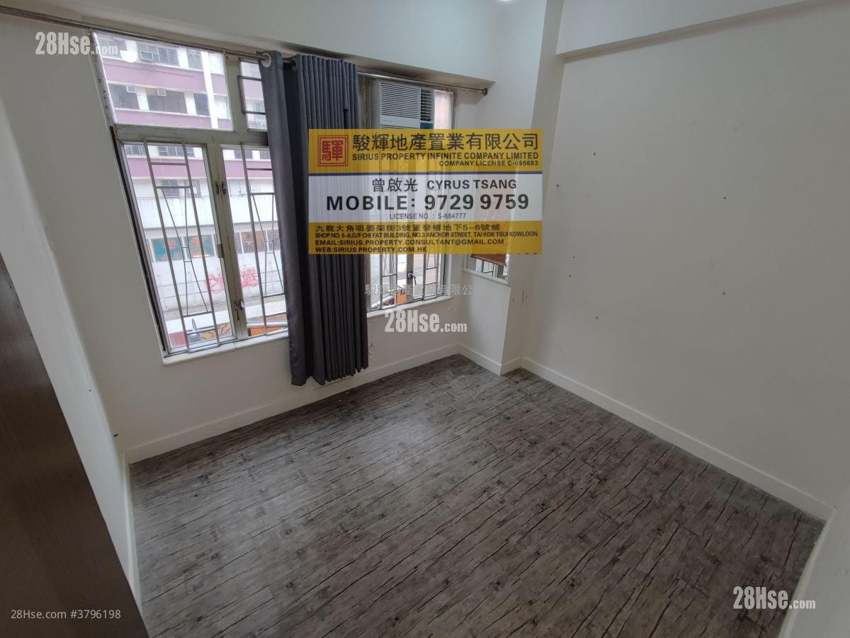 宝宁大厦 租盘 3 房 , 1 浴室 573 平方尺