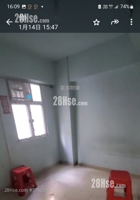 全理大厦 租盘 2 房 , 1 厕所 250 平方尺