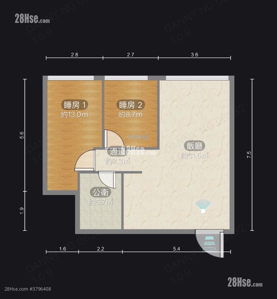 Island Garden Rental 513 ft²