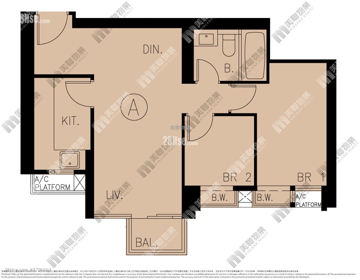 Grand Yoho Rental 2 Bedrooms , 1 Bathroom 537 ft²