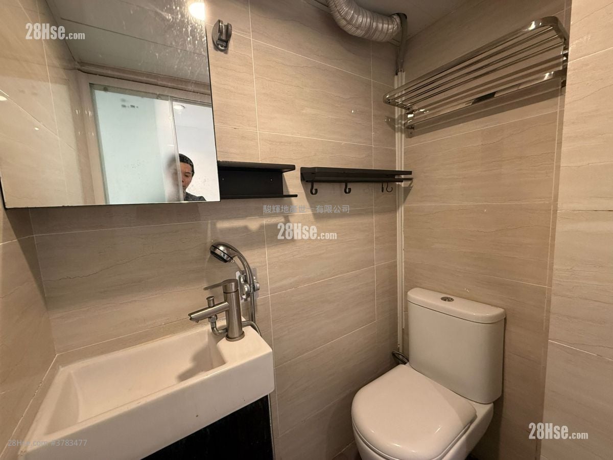 百德大厦 租盘 1 房 , 1 浴室 180 平方尺