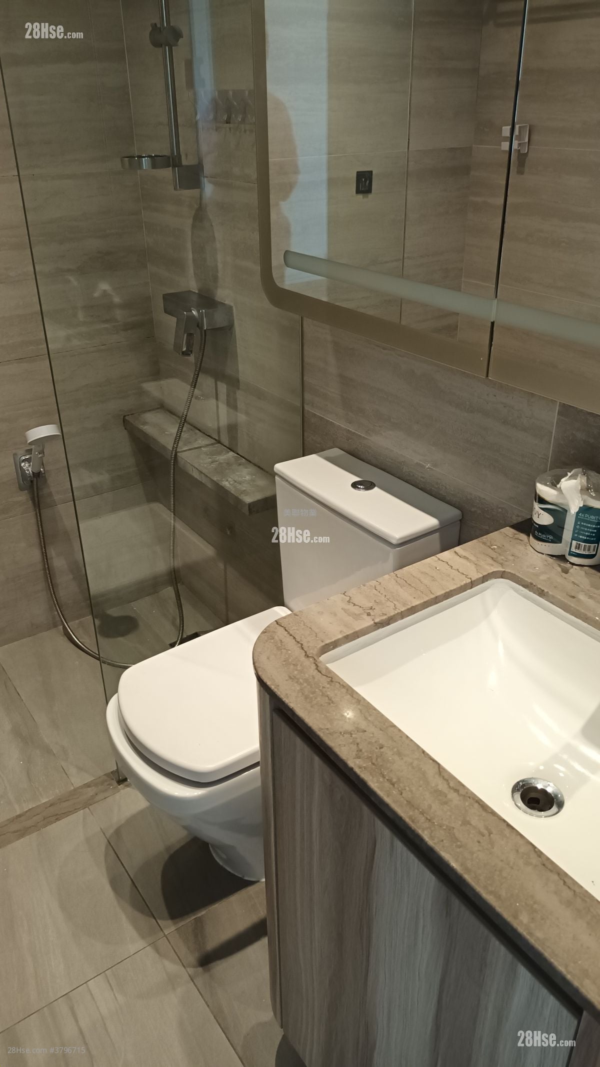 嘉汇 租盘 2 房 , 1 浴室 455 平方尺