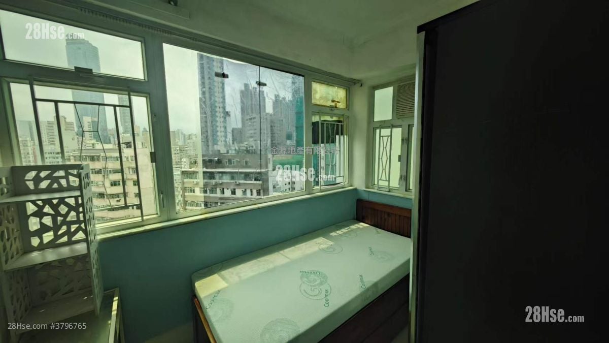 大华大厦 租盘 4 房 , 1 浴室 465 平方尺