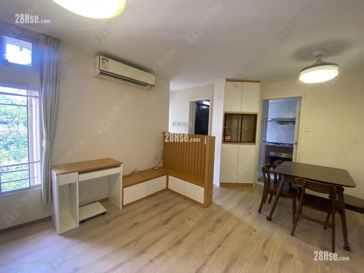 景林邨 租盘 2 房 , 1 浴室 443 平方尺