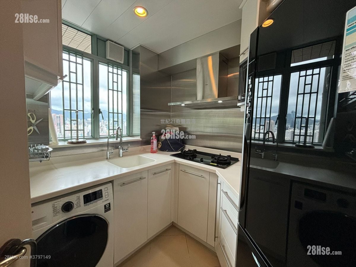 港景峰 租盘 2 房 , 1 浴室 487 平方尺