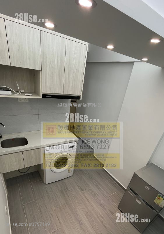 俭德大厦 租盘 1 房 , 1 浴室 150 平方尺