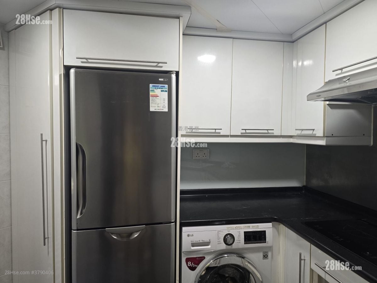 厨房: 维港湾 租盘 2 房 , 1 浴室 894 平方尺