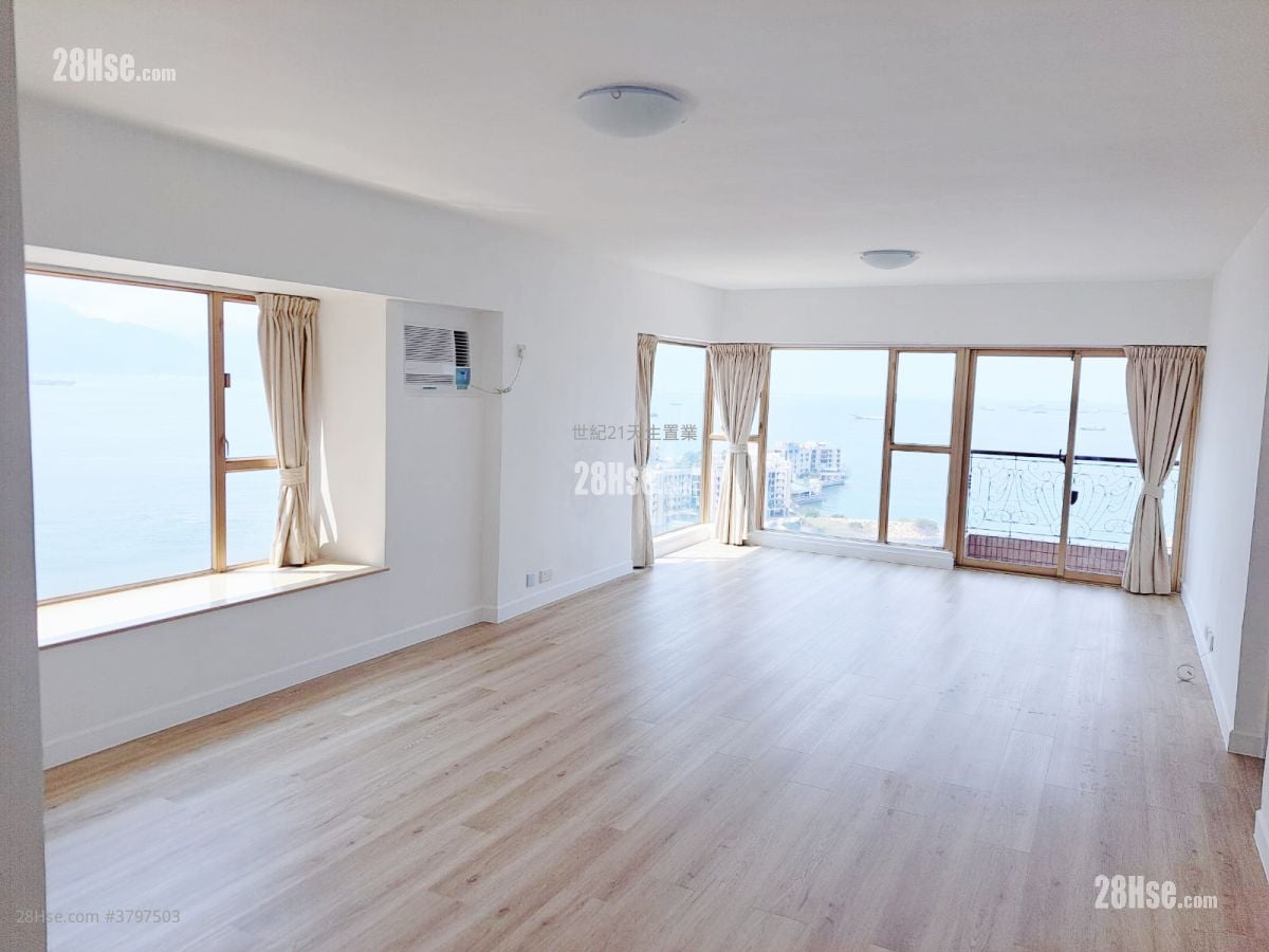 香港黄金海岸 租盘 4 房 , 3 浴室 1,069 平方尺