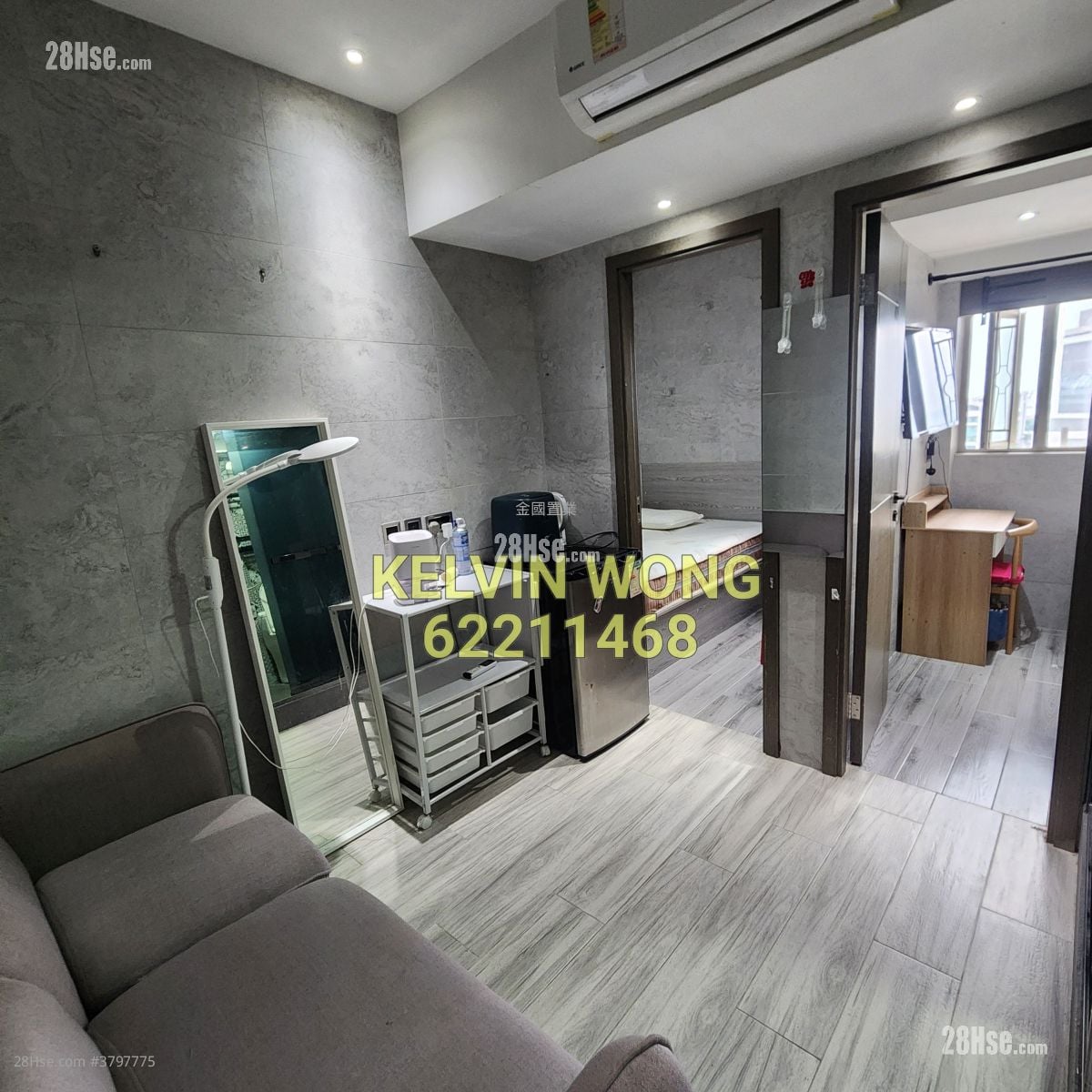 文景楼 租盘 2 房 , 1 浴室 220 平方尺