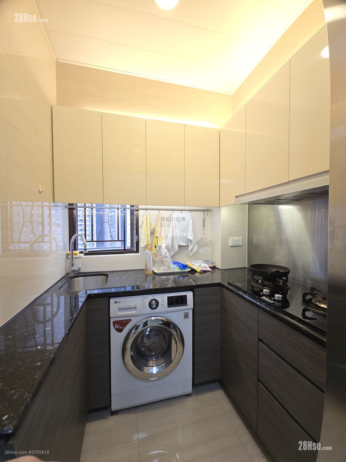 富利大厦 租盘 2 房 , 1 浴室 375 平方尺