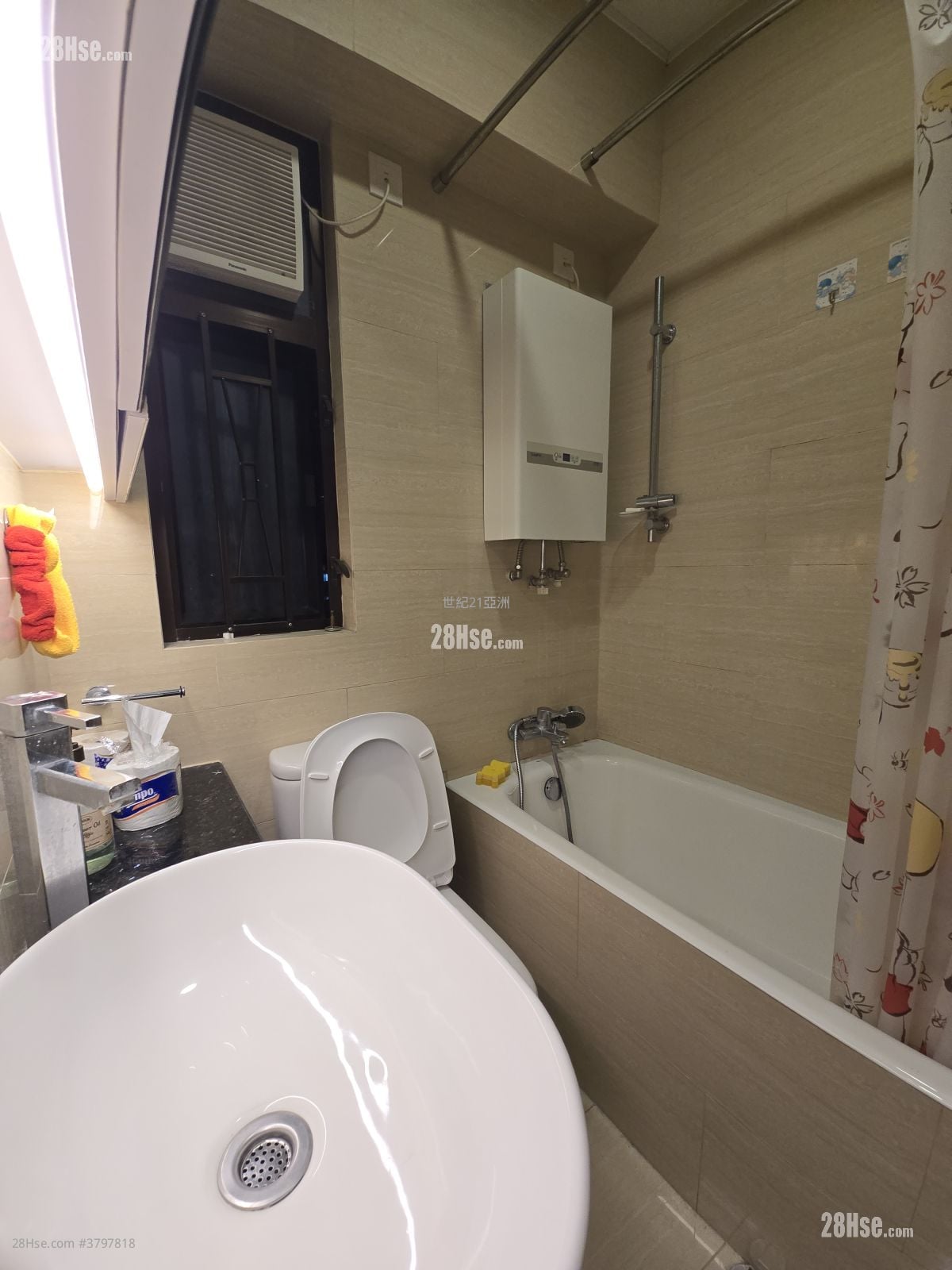 富利大厦 租盘 2 房 , 1 浴室 375 平方尺