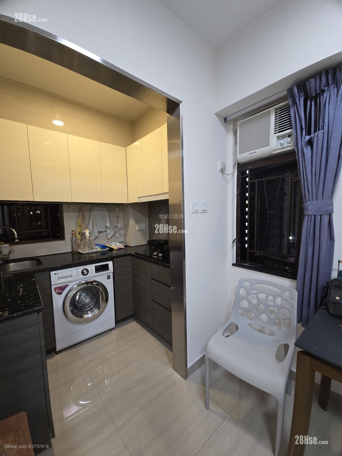 富利大厦 租盘 2 房 , 1 浴室 375 平方尺