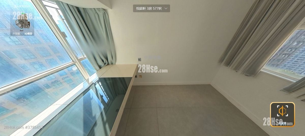悦庭轩 售盘 3 房 , 2 浴室 577 平方尺
