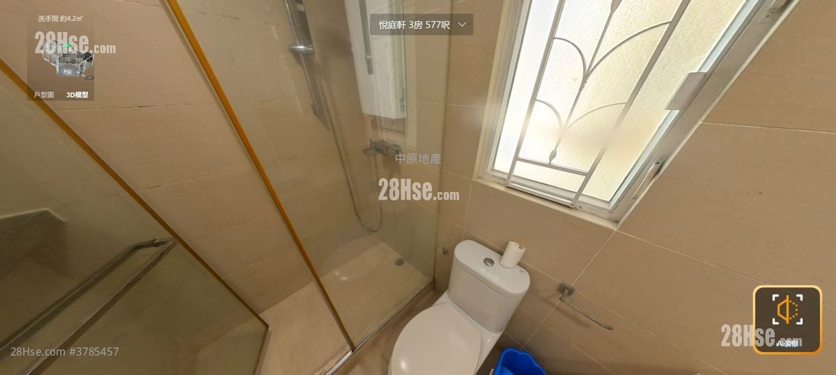 悦庭轩 售盘 3 房 , 2 浴室 577 平方尺