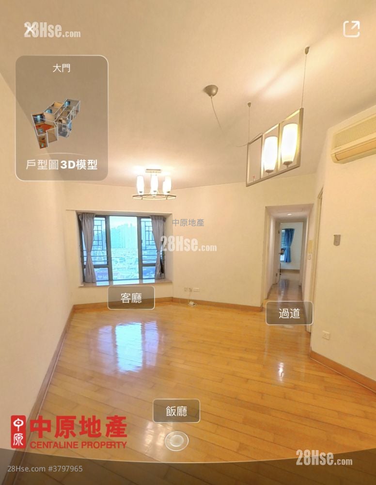 维港湾 售盘 3 房 , 2 浴室 647 平方尺