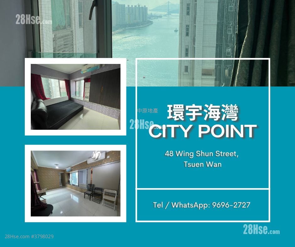 环宇海湾 租盘 3 房 , 2 浴室 750 平方尺