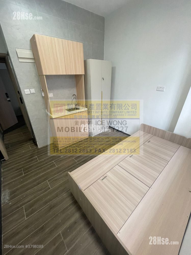 曾榕大厦 租盘 开放式间隔 , 1 浴室 160 平方尺