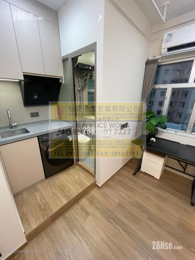 仁安大厦 租盘 开放式间隔 , 1 浴室 160 平方尺