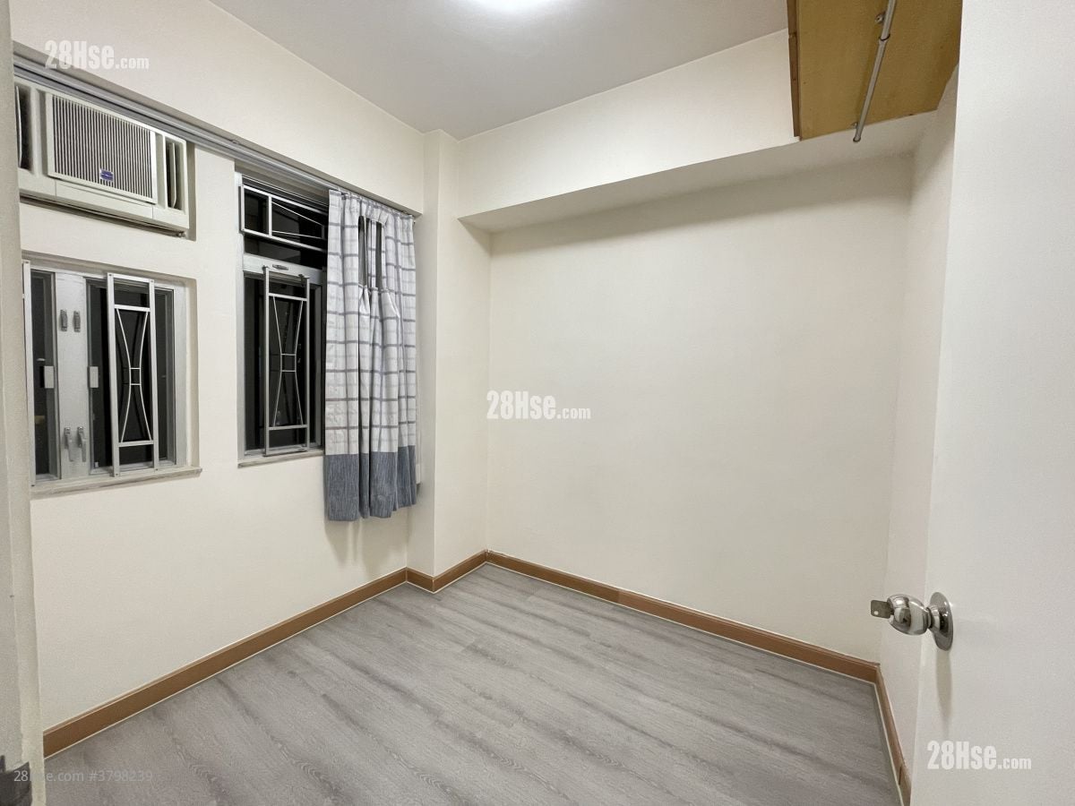 睡房 1: 荣华大厦 租盘 2 房 , 1 浴室 320 平方尺