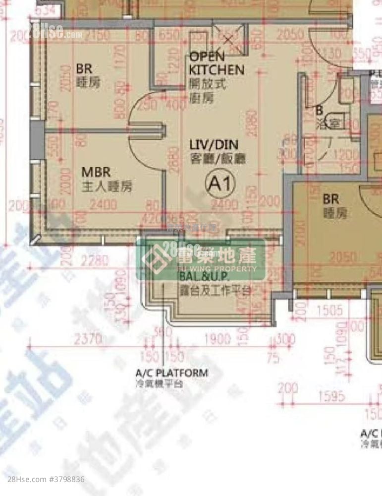 Eight Southpark Sell 2 Bedrooms , 1 Bathroom 349 ft²