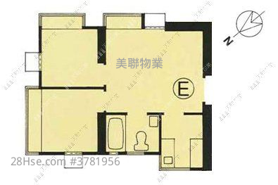 慧安园 售盘 2 房 , 1 浴室 351 平方尺