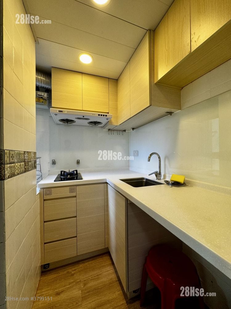 河畔花园 租盘 开放式间隔 , 1 浴室 269 平方尺