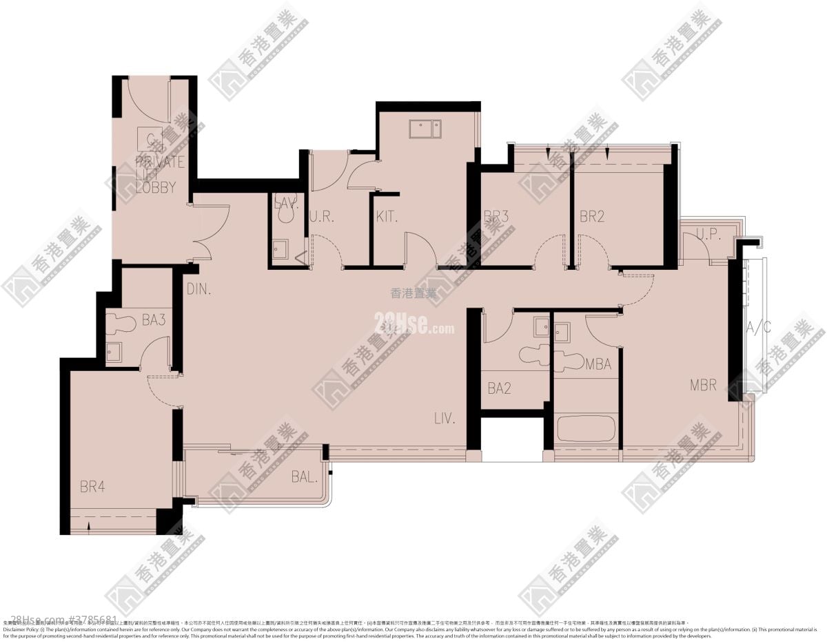 Ultima Rental 4 Bedrooms , 4 Bathrooms 1,311 ft²