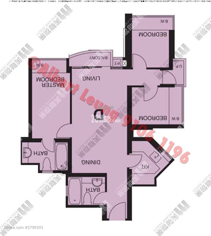 Festival City Sell 3 Bedrooms , 2 Bathrooms 680 ft²