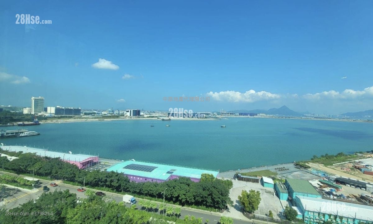 蓝天海岸 租盘 2 房 , 1 浴室 568 平方尺