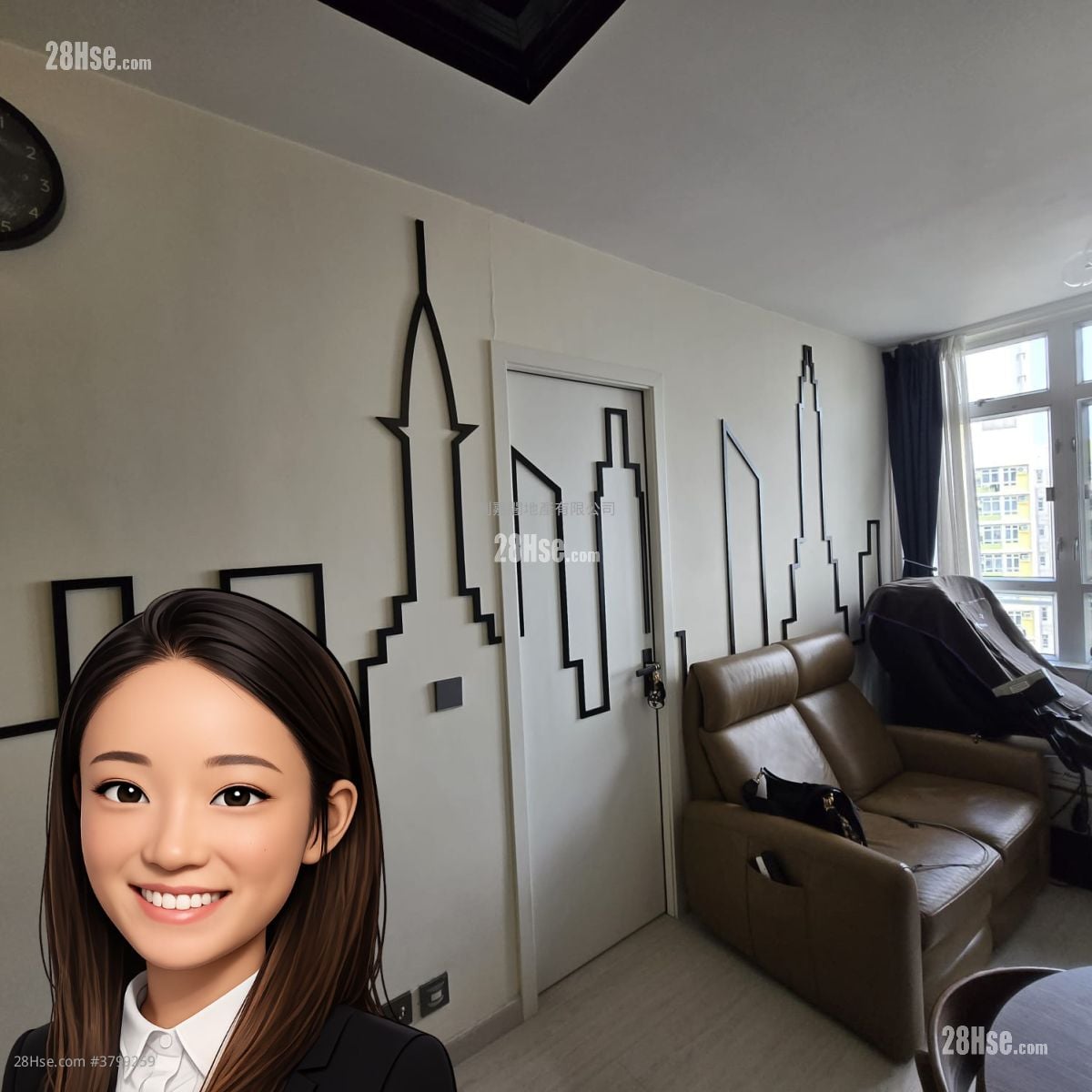 青富苑 售盘 1 房 , 1 浴室 380 平方尺