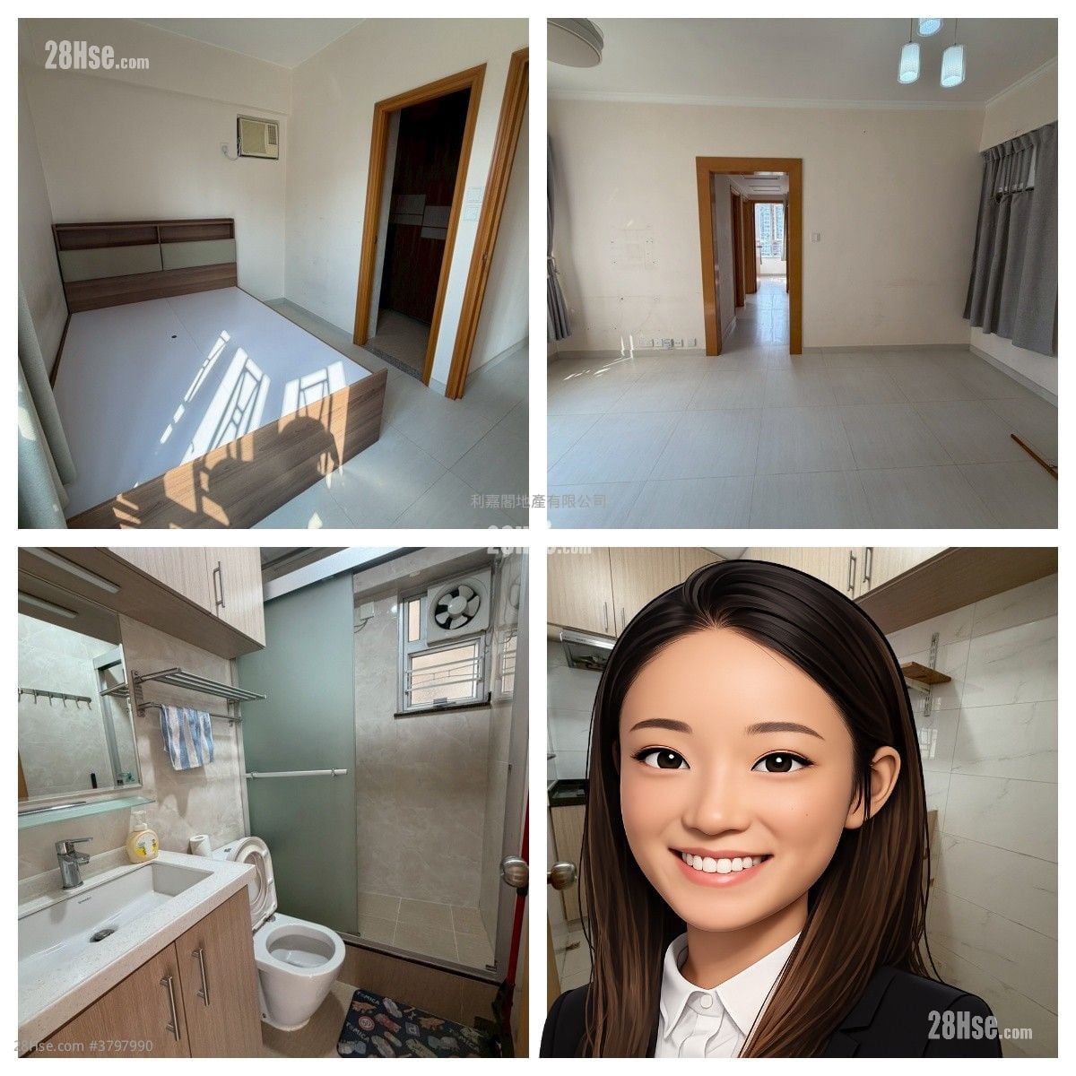 青怡花园 售盘 3 房 , 1 浴室 547 平方尺