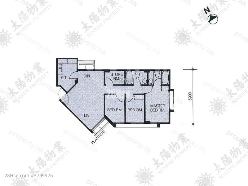 黄埔花园 售盘 4 房 771 平方尺