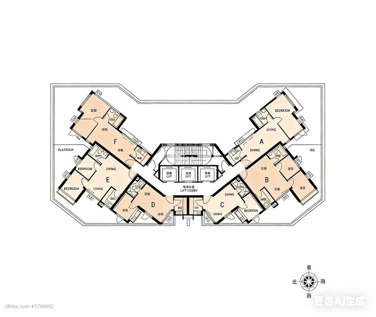 Genius Court Sell 1 Bedroom , 1 Bathroom 316 ft²