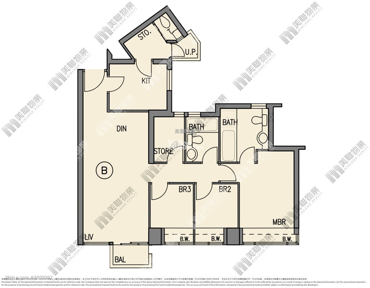 The Wings Sell 4 Bedrooms , 2 Bathrooms 872 ft²