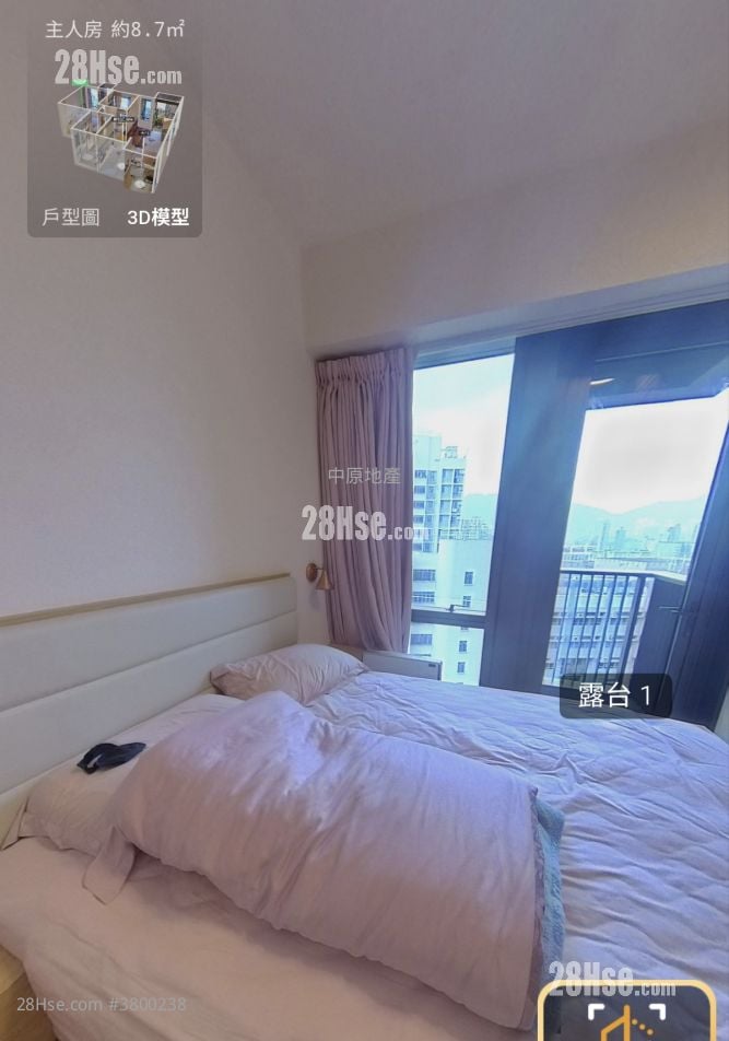 皓畋 租盘 2 房 , 1 浴室 519 平方尺