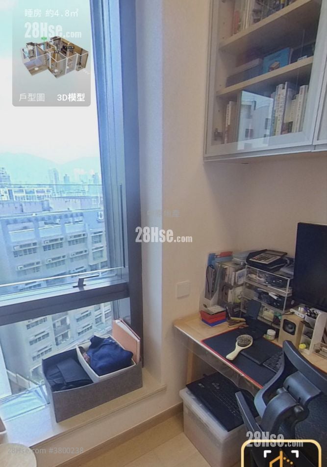 皓畋 租盘 2 房 , 1 浴室 519 平方尺